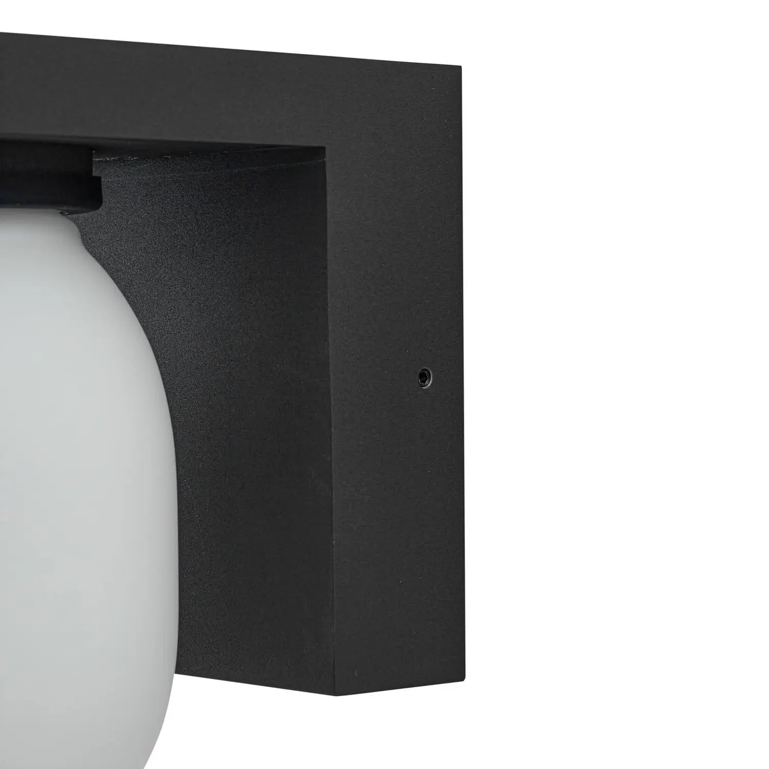 B-Ware Lucande Außenwandleuchte Wandlampe Ovaali Glas Dunkelgrau Ip65 Außenlampe - 4251911796872
