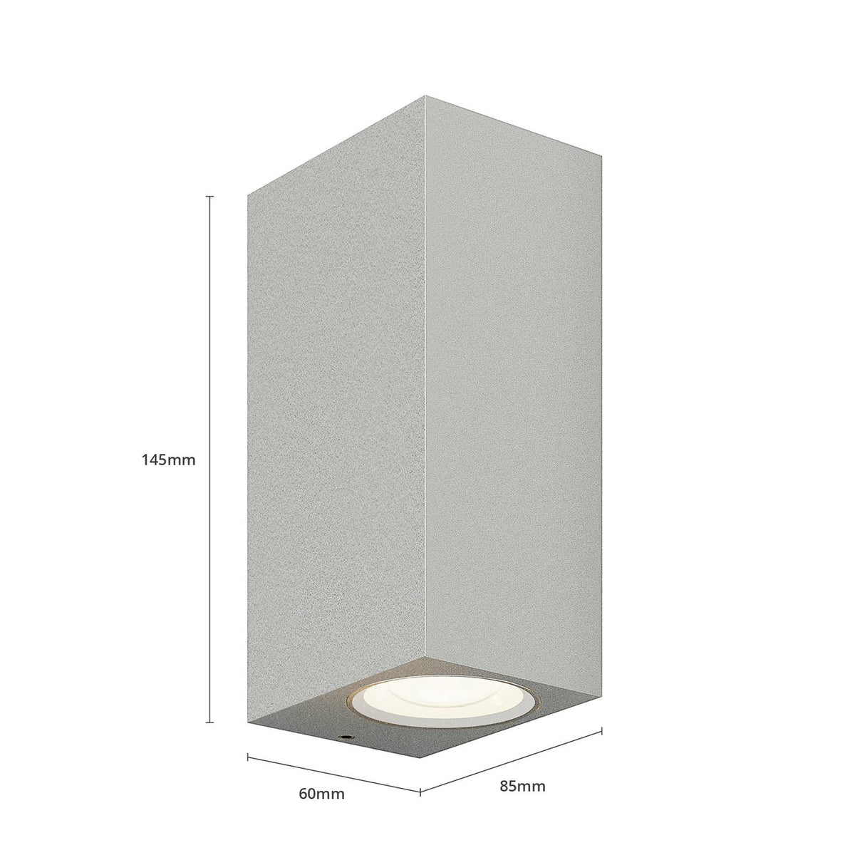 Lucande Silberne Außenwandleuchte AußenWandleuchte Leuchte Tavi Bridgelux LED - 6291105700696