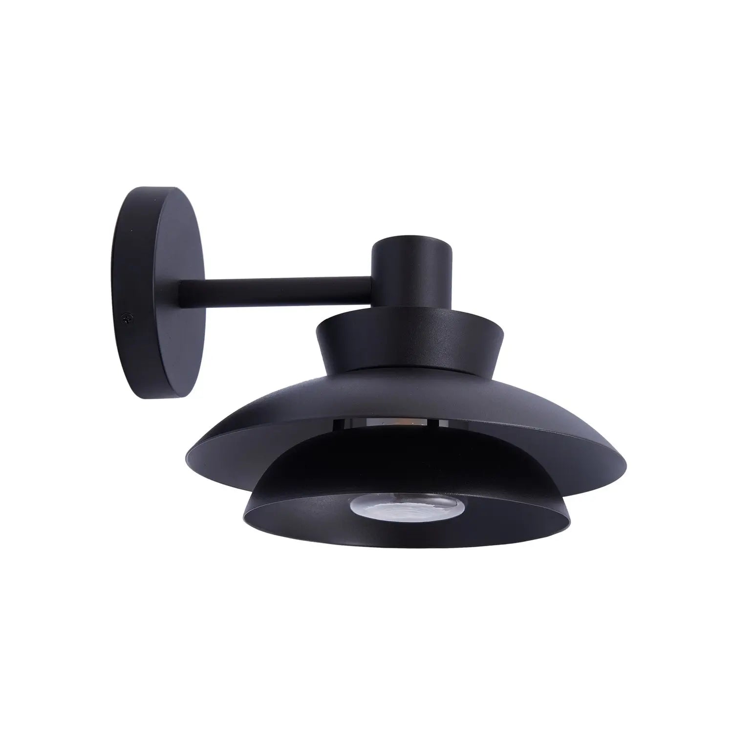 B-Ware Lucande Außenwandleuchte Wandlampe Thais Schwarz Eisen Stahl Außenbereich ø25cm - 4251911786798