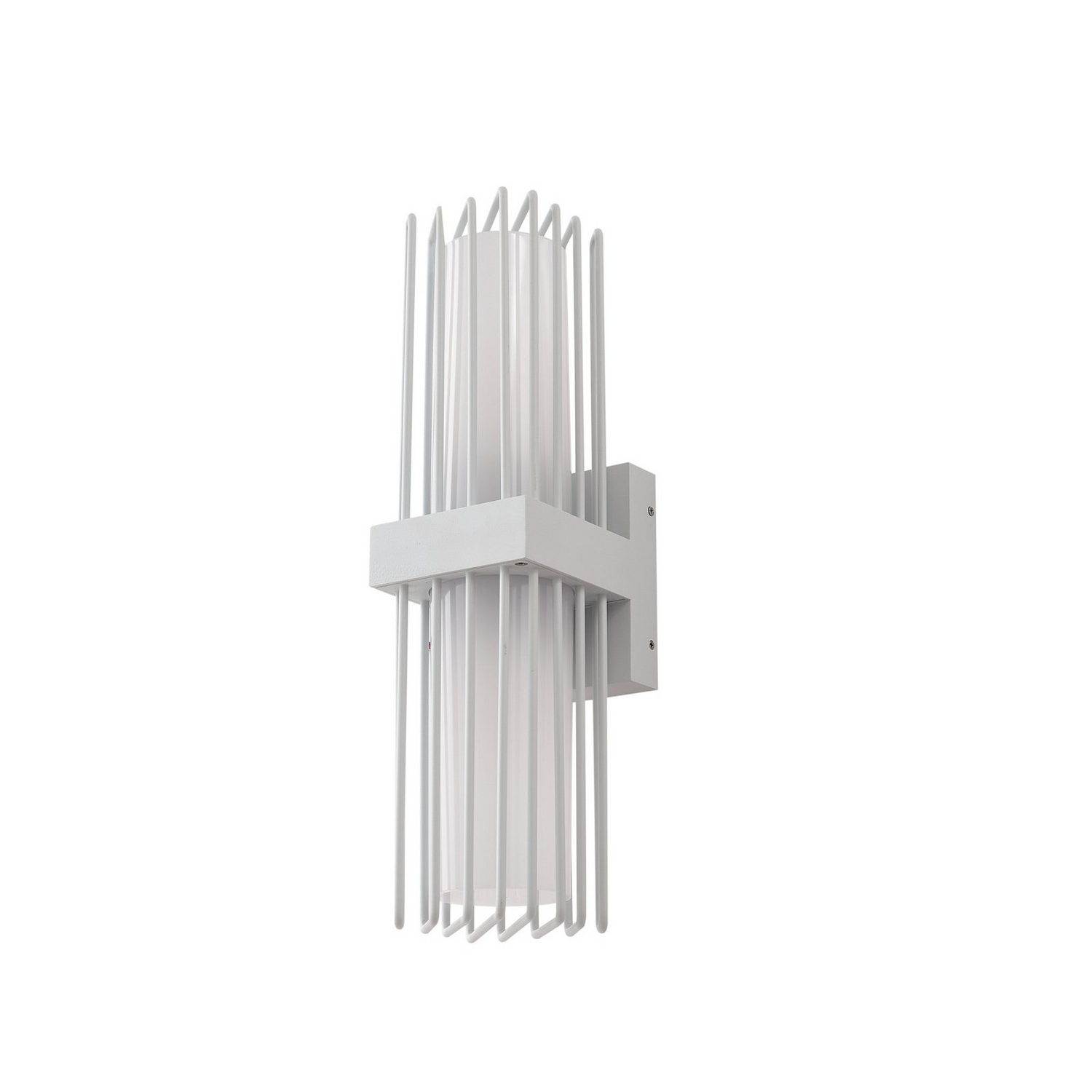 Lucande Außenwandleuchte Wandlampe Chandan Weiß Metall Ip54 42 Cm Lampe Leuchte B-Ware - 4251911799705