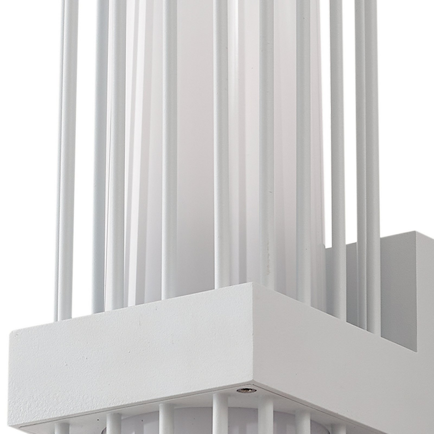 Lucande Außenwandleuchte Wandlampe Chandan Weiß Metall Ip54 42 Cm Lampe Leuchte B-Ware - 4251911799705