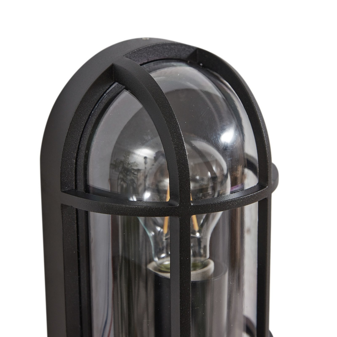 Lucande Außenwandleuchte Wandlampe Serine Schwarz Aluminium E27 Lampe Leuchte B-Ware - 4251911777598