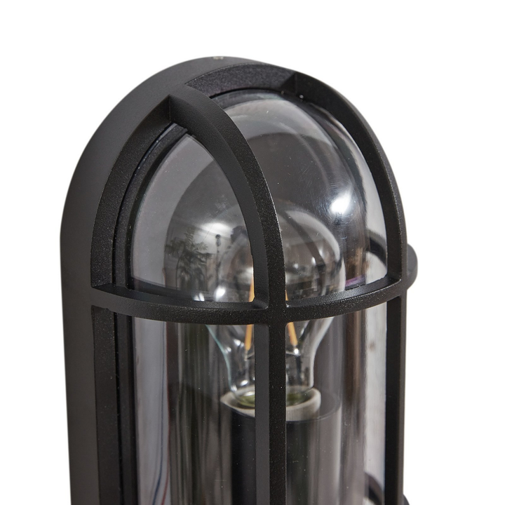 Lucande Außenwandleuchte Wandlampe Serine Schwarz Aluminium E27 Lampe Leuchte B-Ware - 4251911777598