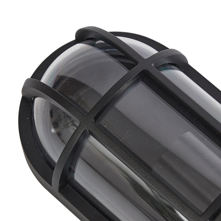 Lucande Außenwandleuchte Wandlampe Serine Schwarz Aluminium E27 Lampe Leuchte B-Ware - 4251911777598