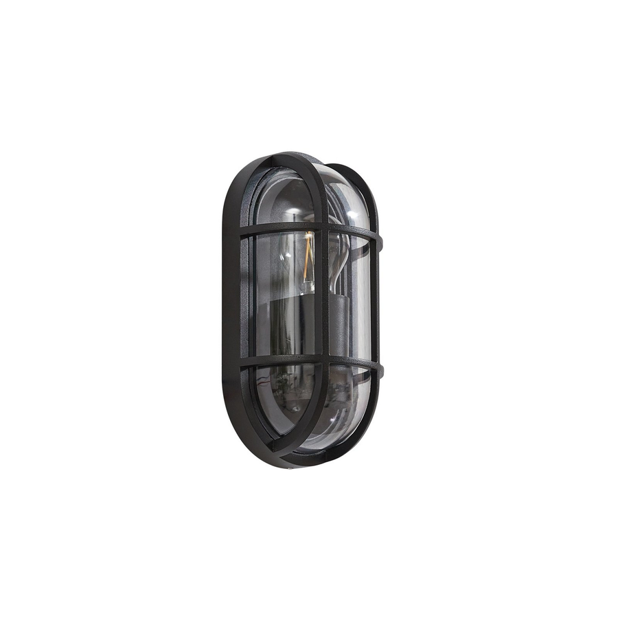 Lucande Außenwandleuchte Wandlampe Serine Schwarz Aluminium E27 Lampe Leuchte B-Ware - 4251911777598