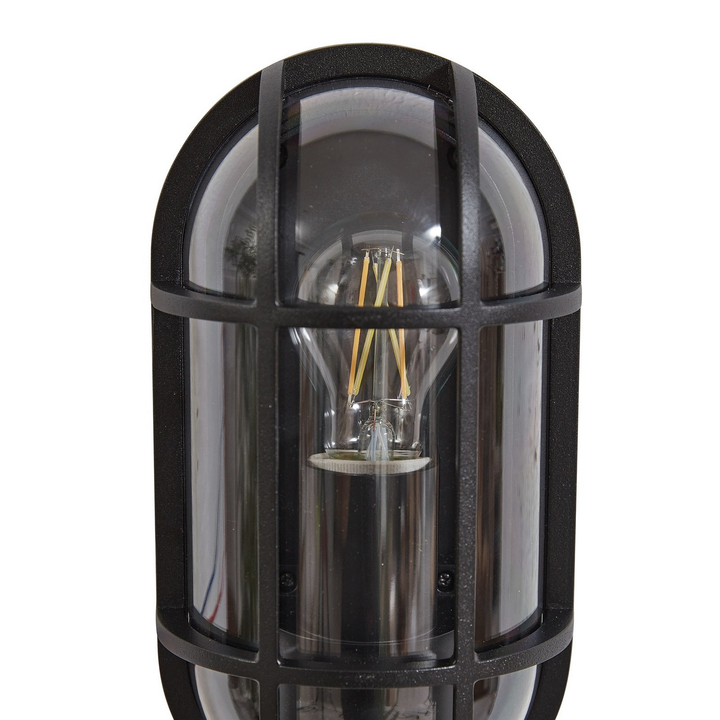 Lucande Außenwandleuchte Wandlampe Serine Schwarz Aluminium E27 Lampe Leuchte B-Ware - 4251911777598