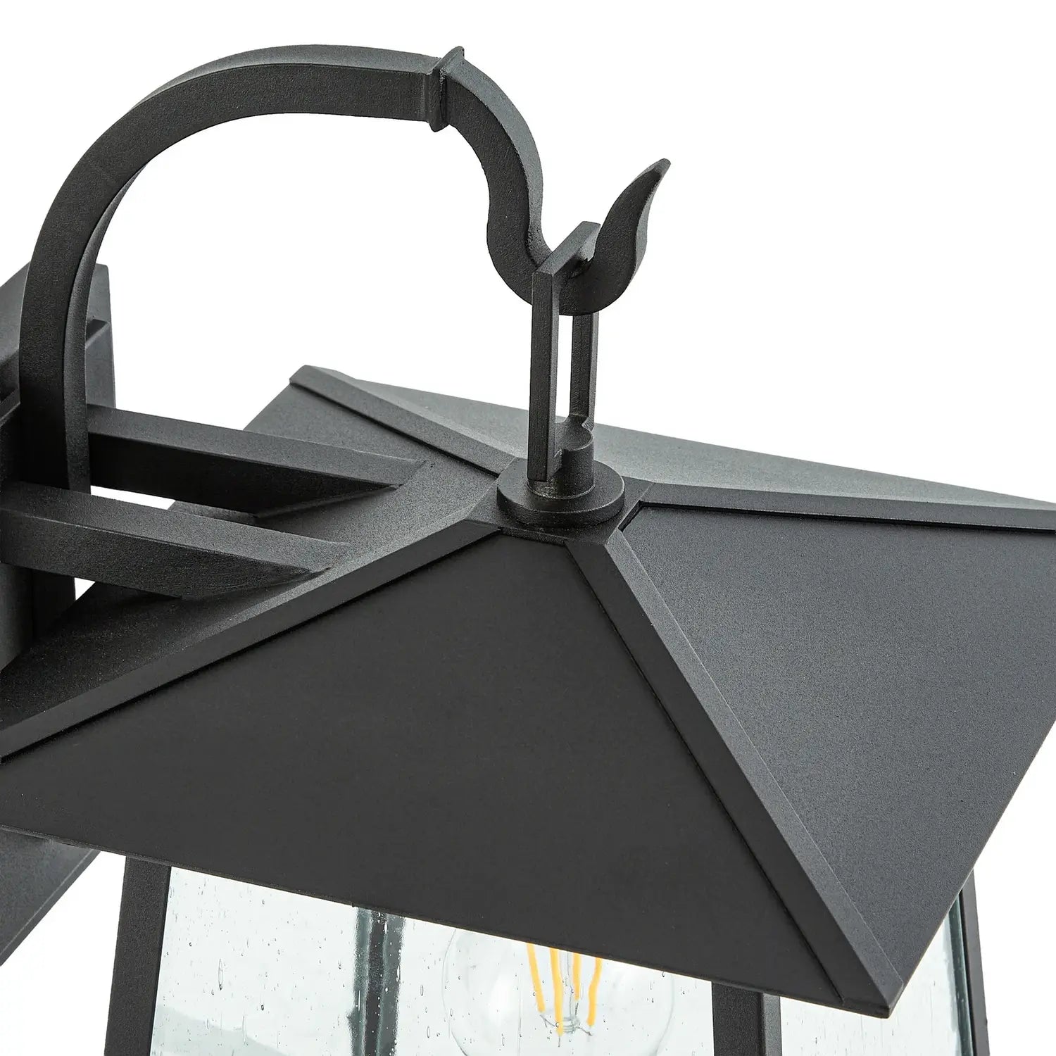 B-Ware Leuchte Außenwandleuchte Laterne Lindby Lucande Schwarz Aluminium Glas - 4255830909214