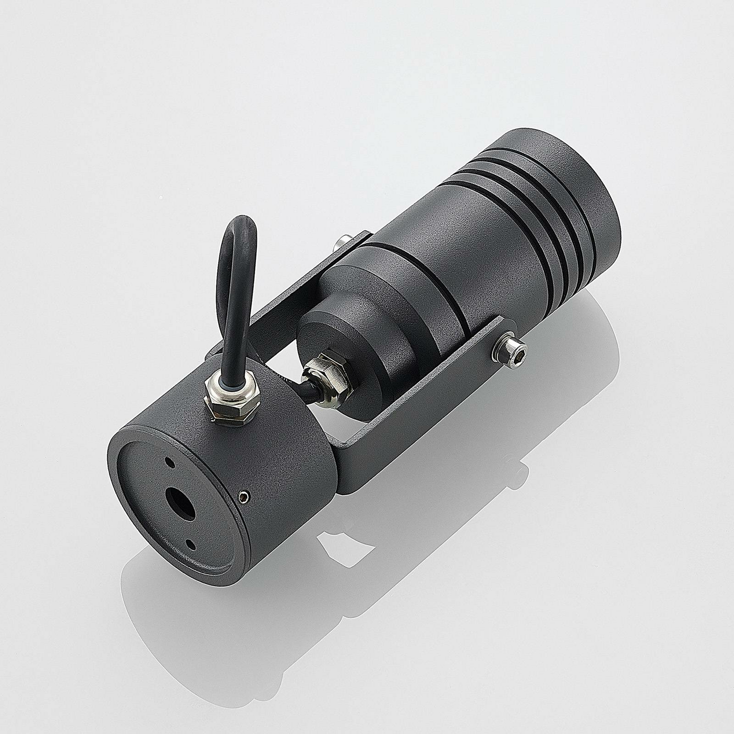 B-Ware Lucande Led Außenwandstrahler Galina Wandleuchte Wandleuchte Dunkelgrau 15,4235 - 4251096556025