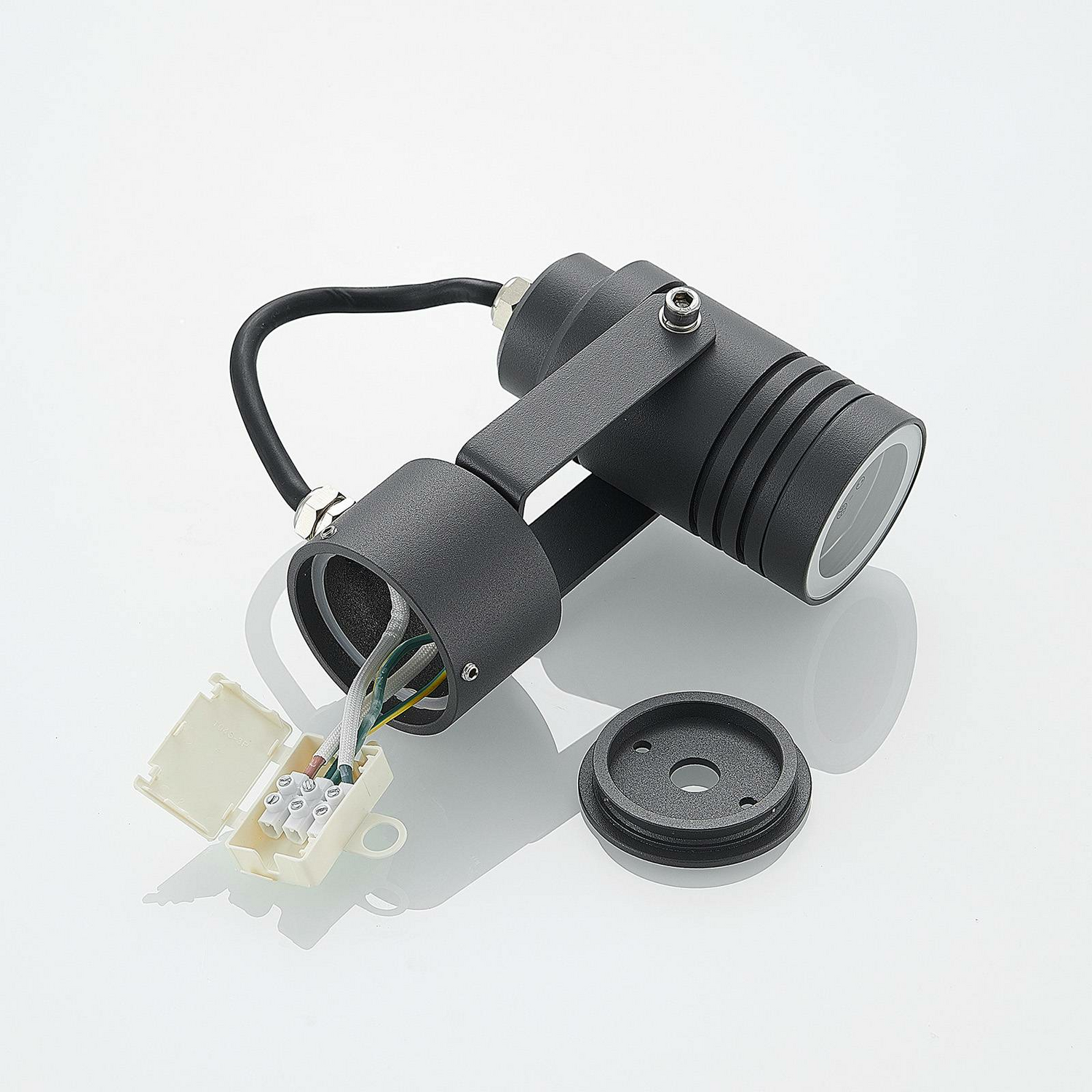 B-Ware Lucande Led Außenwandstrahler Galina Wandleuchte Wandleuchte Dunkelgrau 15,4235 - 4251096556025