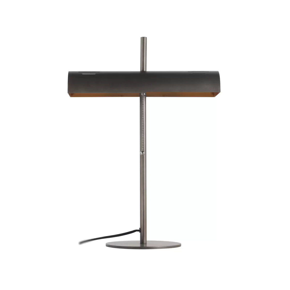 Lucande Bankerlampe Nysira modern metallic Tischlampe Leselampe Tischleuchte - 4251911785937
