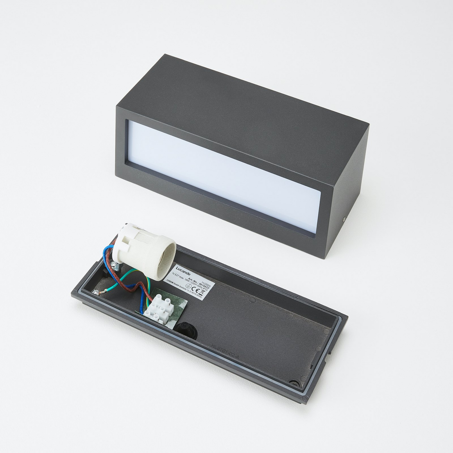 B-Ware Lucande Bente Außenwandleuchte Gartenleuchte Außenlampe Wandlampe Lampe Leuc620