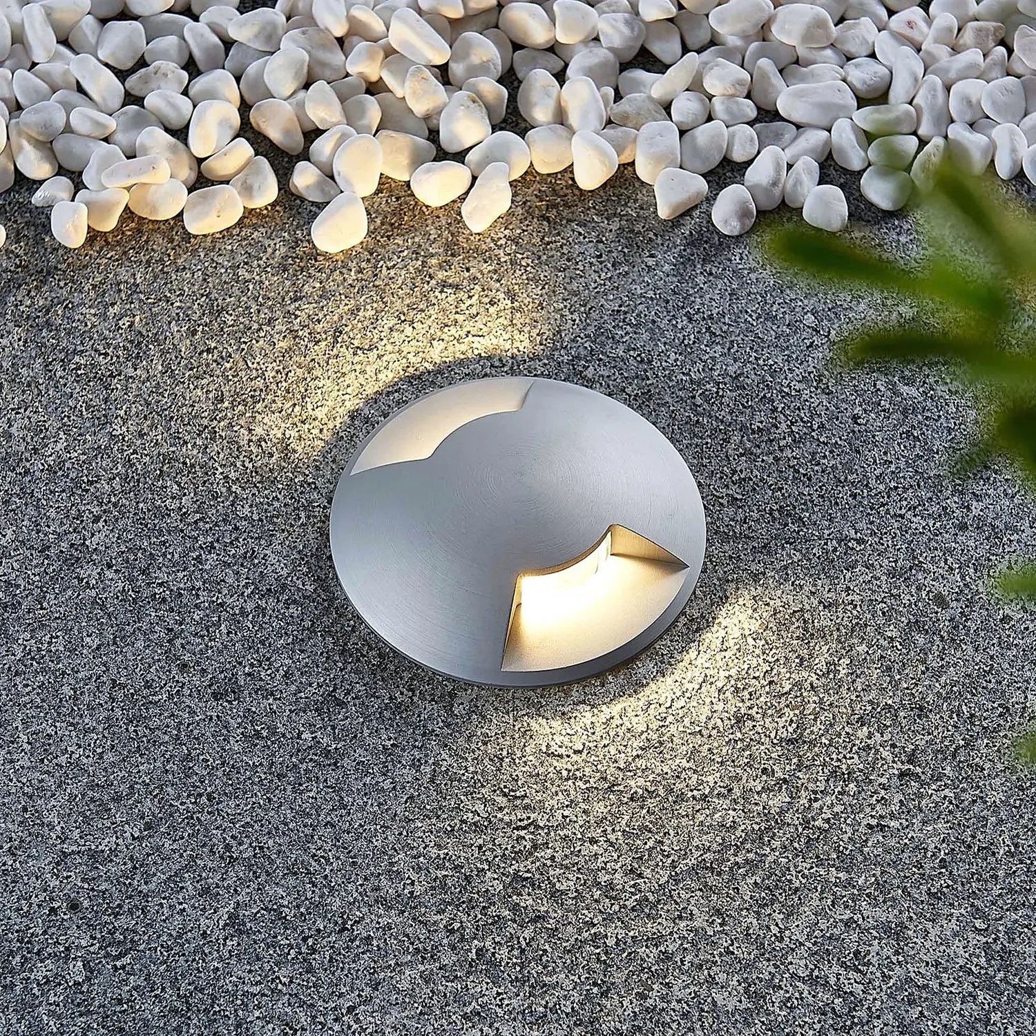 B-Ware Lucande Bodeneinbauleuchte Bartosz Aluminium Wegeleuchte Garten Sockelleuch91 - 4251096562729