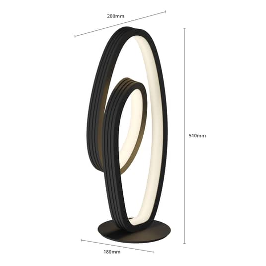 B-Ware Lucande Bronwyn Led Tischlampe Tischlampe Lampe Leuchte Eisen Aluminium - 4251096572261