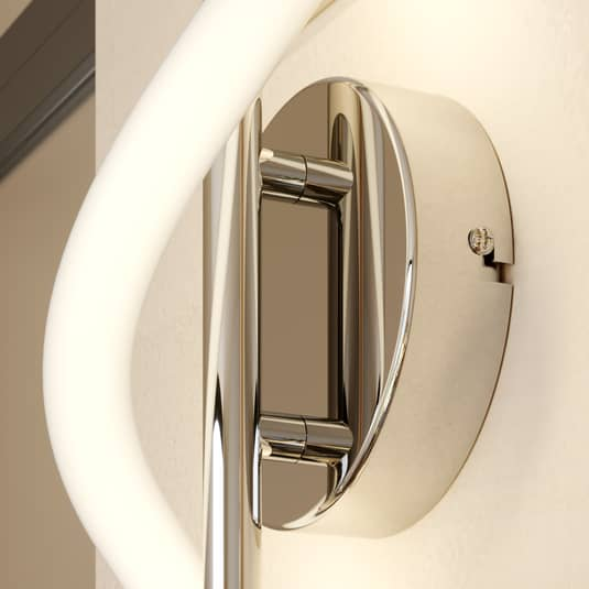 B-Ware Lucande Curla Led Wandleuchte Wandlampe Wandlicht Leuchte Lampe Licht Led Chrom - 4251096579611