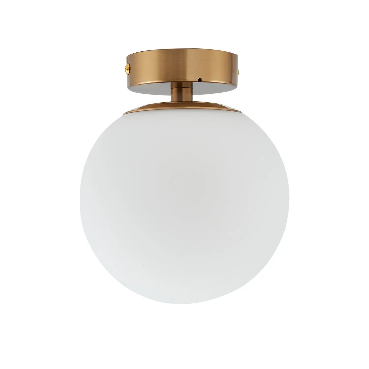 B-Ware Lucande Deckenlampe Lampe Bidolo Messingfarben Glas 15 Cm Ip44 - 4251911776324