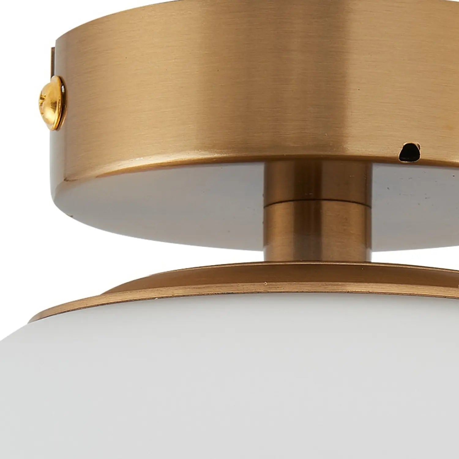 B-Ware Lucande Deckenlampe Lampe Bidolo Messingfarben Glas 15 Cm Ip44 - 4251911776324