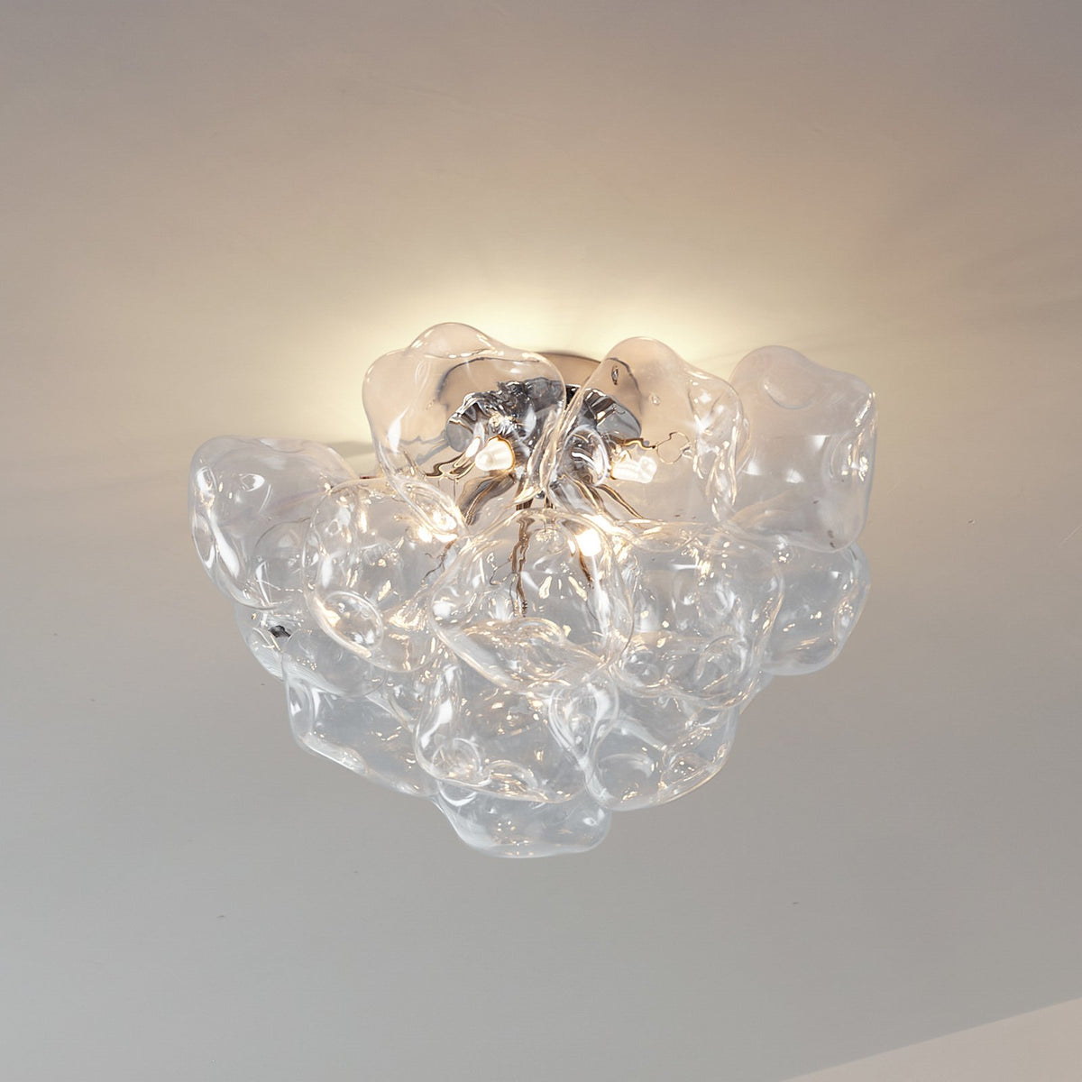 Lucande Deckenleuchte Lampe Diborah klar Glas Ø 49 cm G9 SIEHE TEXT/FOTO - 4255830902710