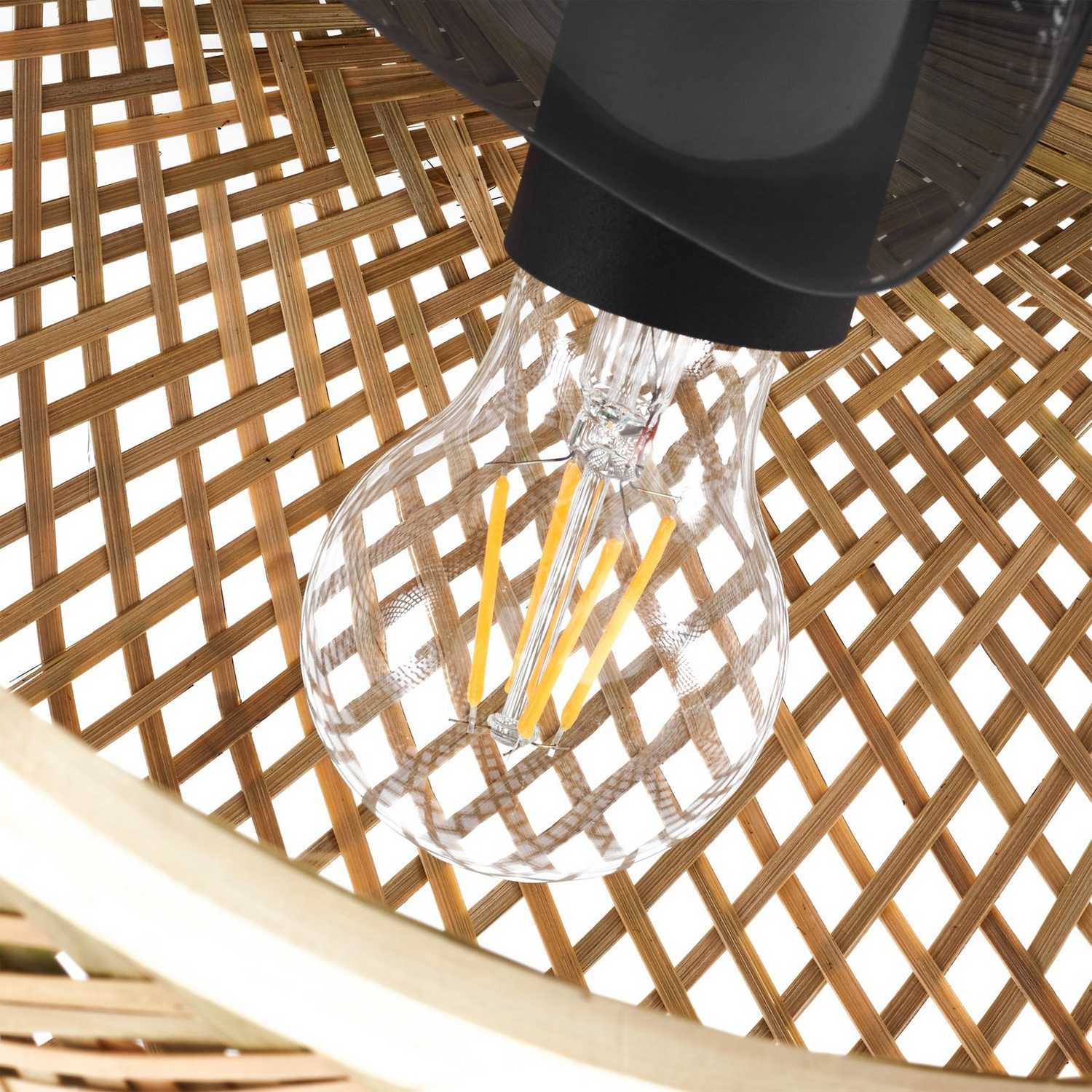 B-Ware Lucande Deckenventilator Ventilator Lampe Licht Schwarz 53cm Siehe Text/Foto - 4251911799415