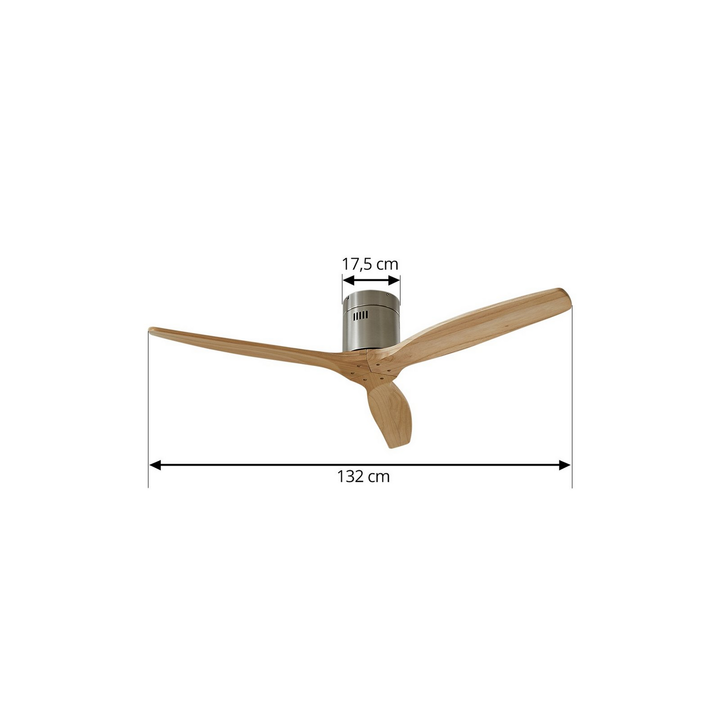 Lucande Deckenventilator Ventilator Vindur Deckenventilator Holz Dc ø 132 Cm B-Ware - 4251911797978