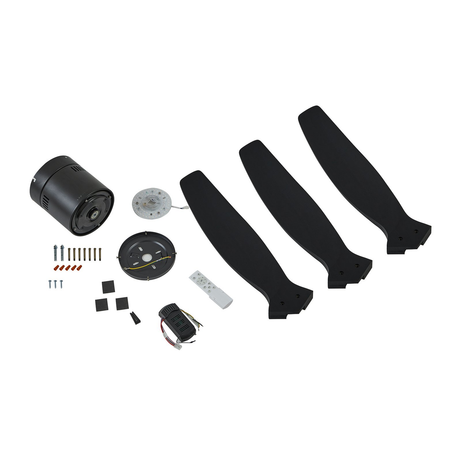 Lucande Deckenventilator Ventilator Vindur Schwarz Dc Fernbedienung 132 Cm Leise B-Ware - 4251911779851