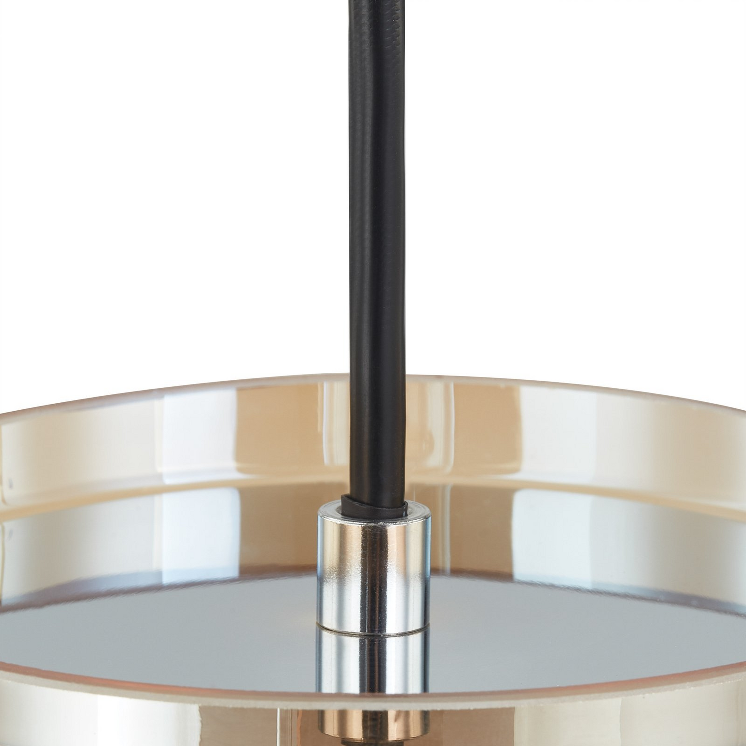 B-Ware Lucande Diano Hängeleuchte Amber Dreiflammig Hängelampe Lampe Pendelleuchte Led
