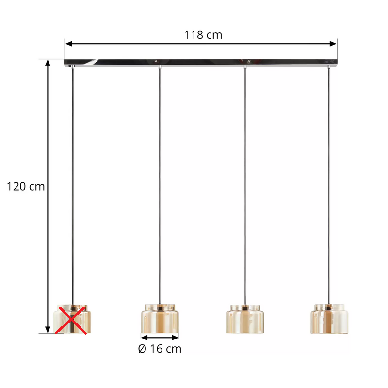 Lucande Diano Hängeleuchte Pendellampe Deckenlampe Lampe Leuchte Siehe Text/Foto B-Ware - 4251911767414