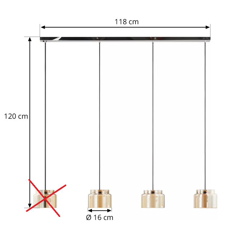 Lucande Diano Hängeleuchte Pendellampe Deckenlampe Lampe Leuchte Siehe Text/Foto B-Ware - 4251911767414