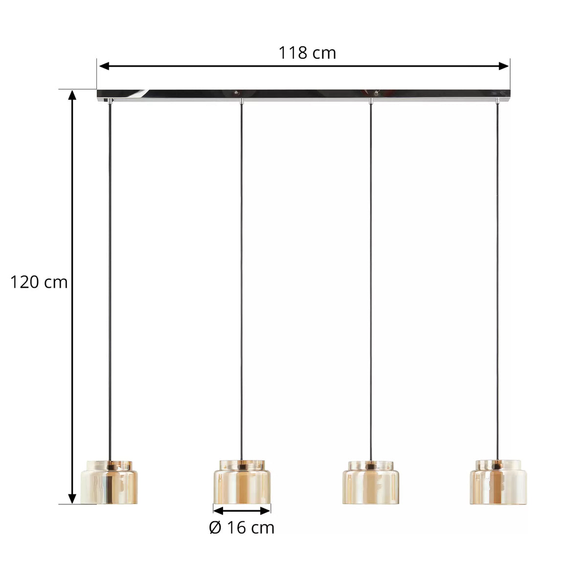 Lucande Diano Hängeleuchte Pendellampe Deckenlampe Lampe Leuchte SIEHE TEXT/F653 - 4251911767414
