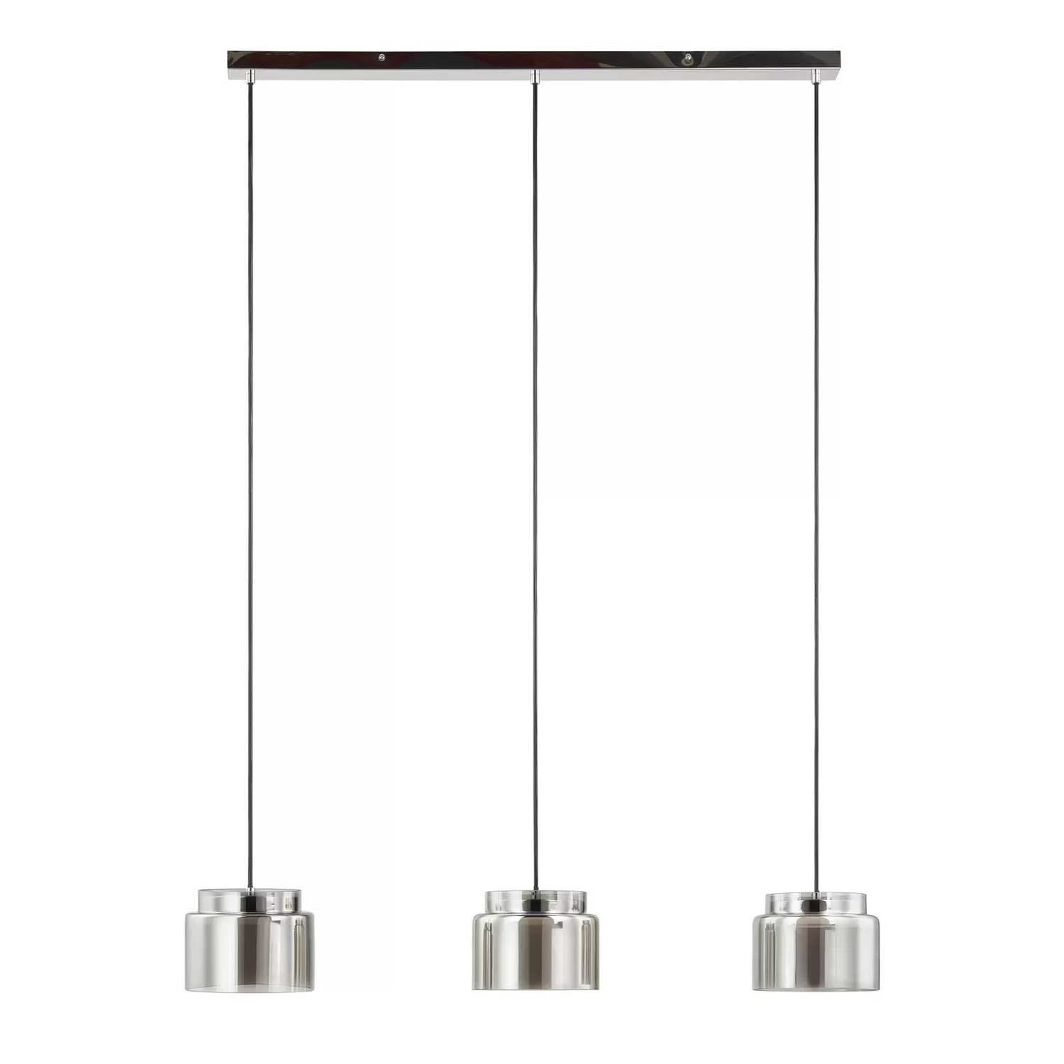 B-Ware Lucande Diano Hängeleuchte Deckenlampe Pendelleuchte Rauchgrau 3flg Siehe Text - 4251911767384