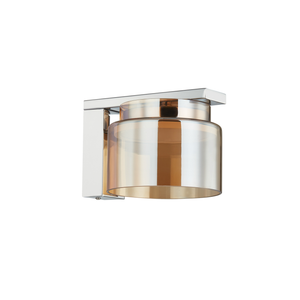 B-Ware Lucande Diano Wandleuchte Amber Eisen Glas Wandlampe Lampe Leuchte Spot Licht