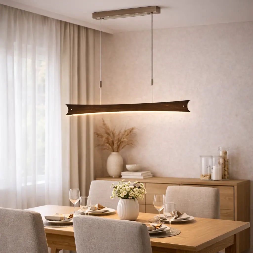 B-Ware Lucande Pendelleuchte Hängelampe Led Dimmbar Schwarz Gold Esszimmer Leuchte
