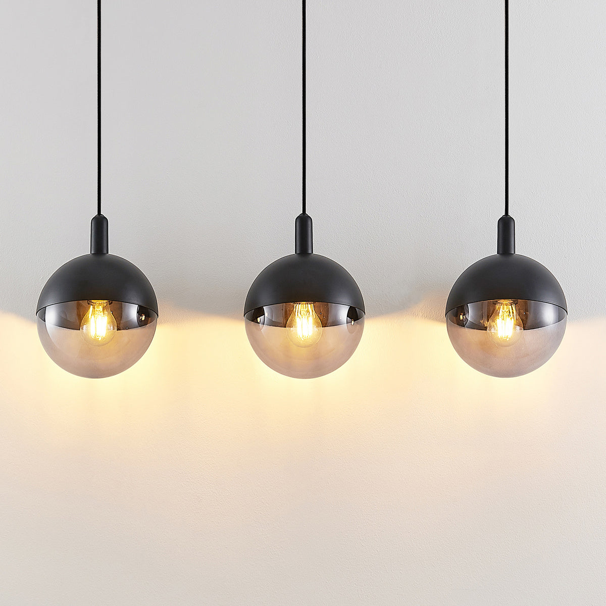 Lucande Dustian Hängeleuchte Deckenlampe Pendelleuchte Deckenlicht 3-flg 90861 - 4251096580280
