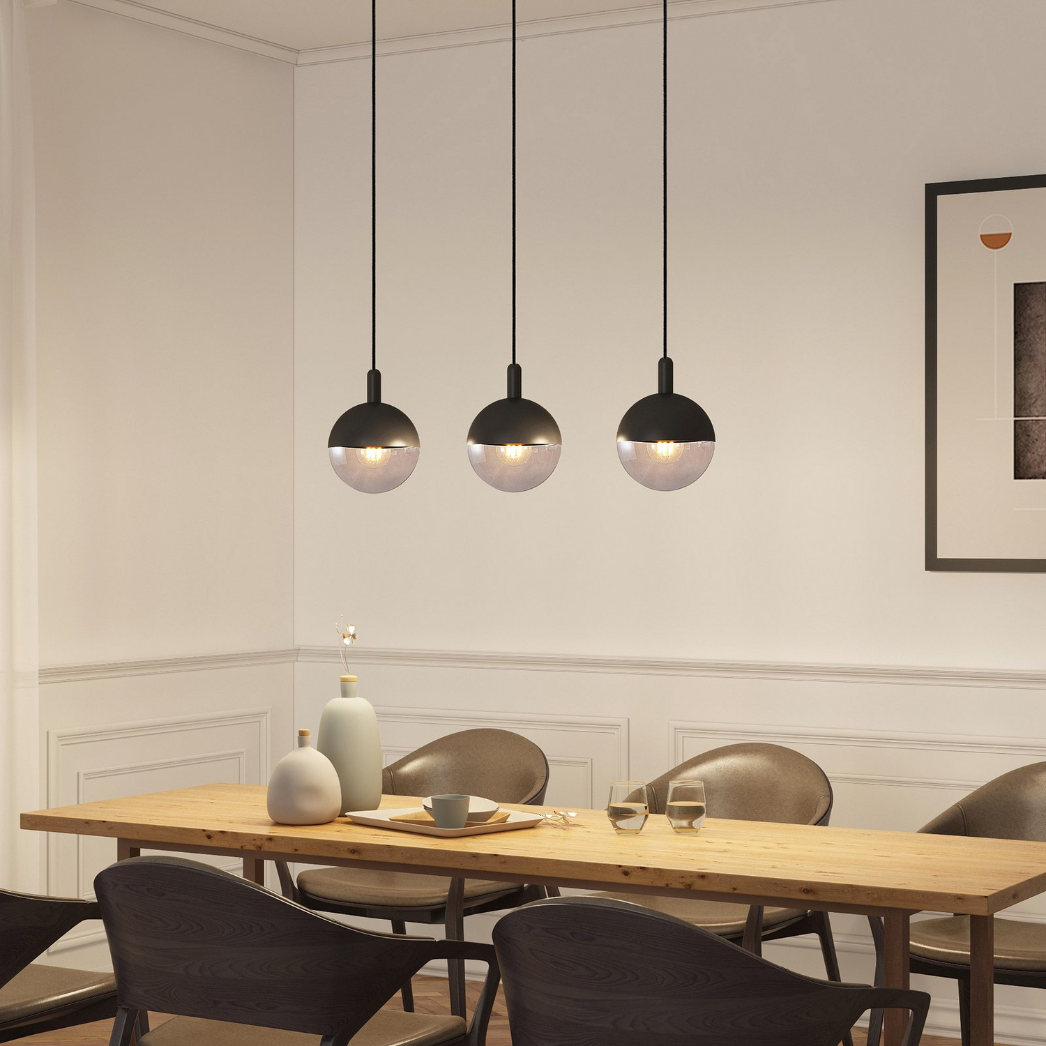 B-Ware Lucande Dustian Hängeleuchte Deckenlampe Pendelleuchte Deckenlicht 3 Flg 90861 - 4251096580280