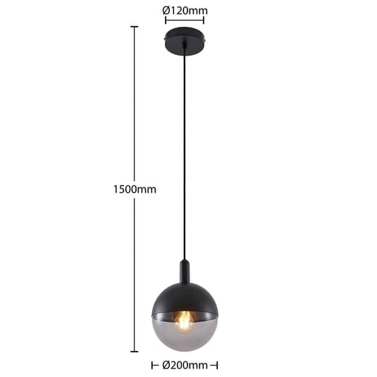 B-Ware Lucande Dustian Hängeleuchte Hängelampe Pendelleuchte Leuchte Lampe 2 Stück - 4251096580273