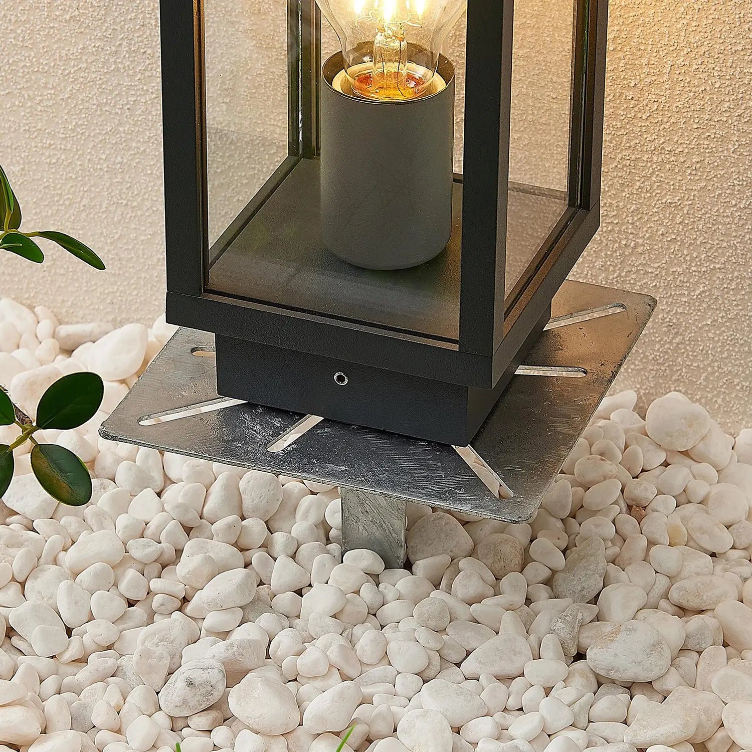 B-Ware Lucande Cadis Erdspieß Erdanker Erdbefestigung Für Gartenlampen Stahl Silber348 - 4251096576252