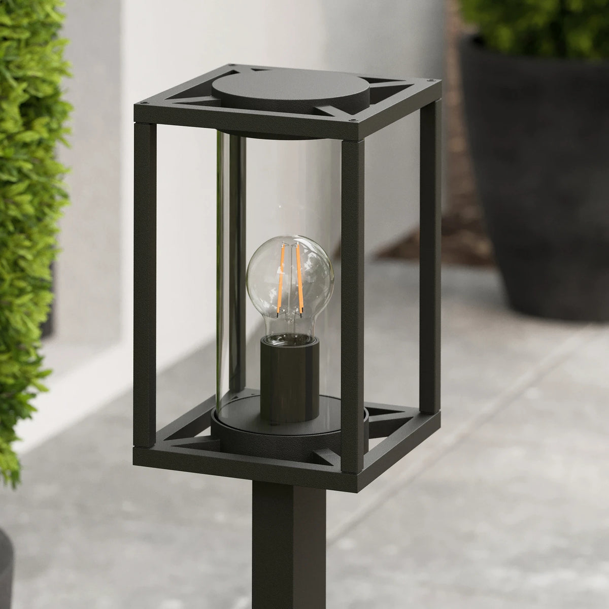 Lucande Wegeleuchte Ferda Gartenleuchte LED anthrazit dimmbar IP44 100cm 16cm - 4251096576054