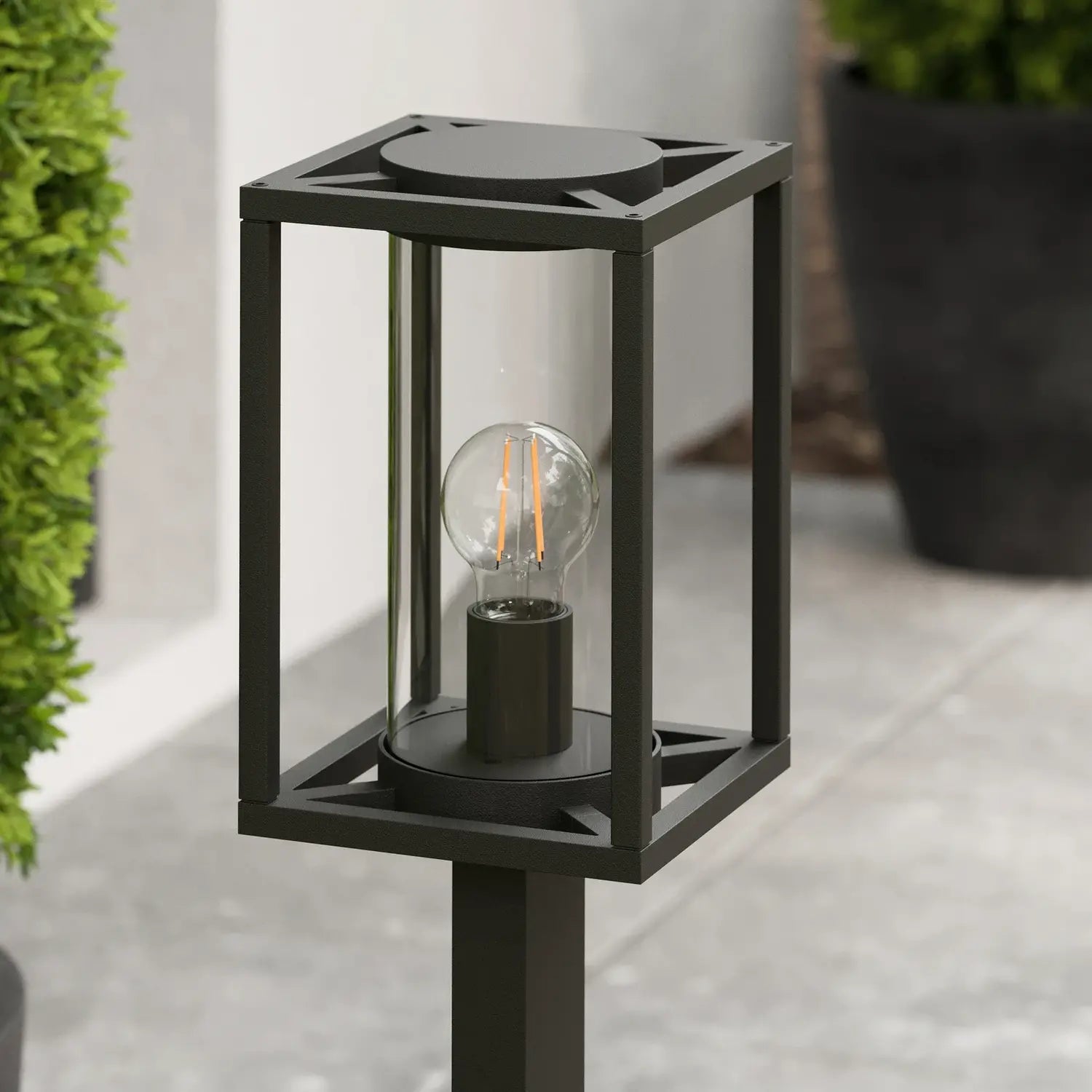 B-Ware Lucande Ferda Wegeleuchte Gartenlampe Lampe Leuchte Außenlampe E27 100 Cm Hoch