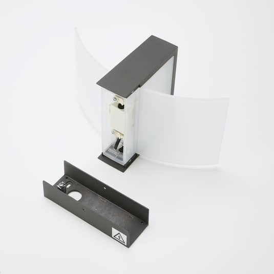 Lucande Gebogene Led Außenwandleuchte Skadi Wandleuchte Außenleuchte Wandlampe B-Ware - 9619021