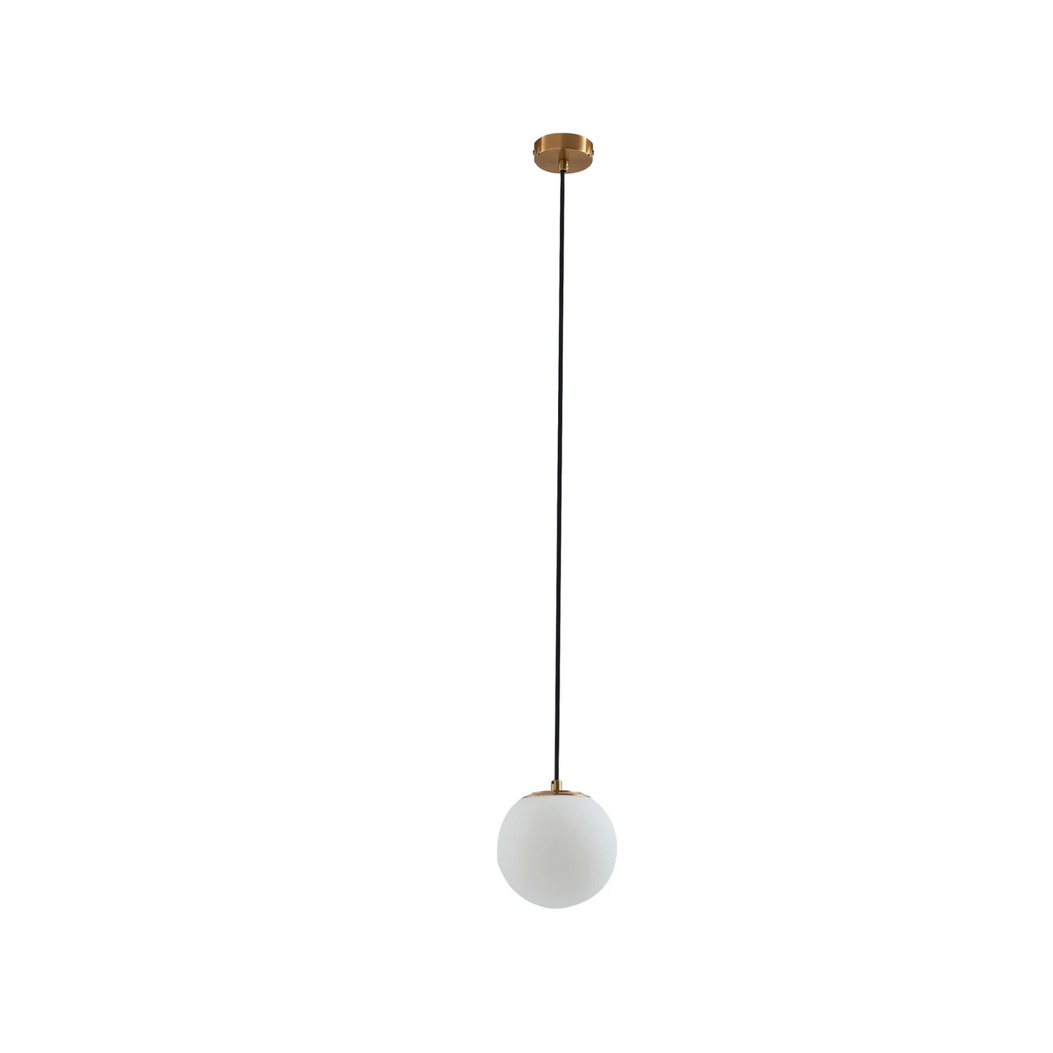 Lucande Hängelampe Bidolo Hängeleuchte Deckenlampe Messingfarben Glas 15 Cm Ip44 B-Ware - 4251911776379