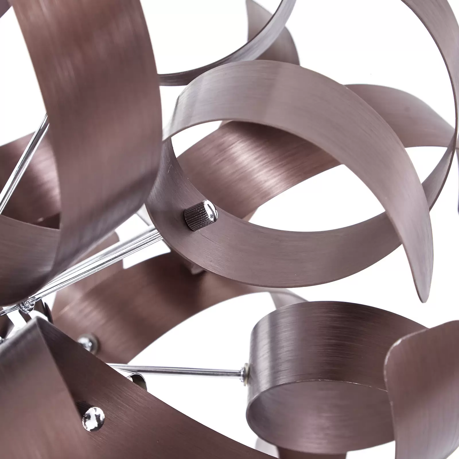 B-Ware Lucande Hängelampe Kaelor ø 46 Cm Kupferfarben Aluminium Hängeleuchte Leuchte