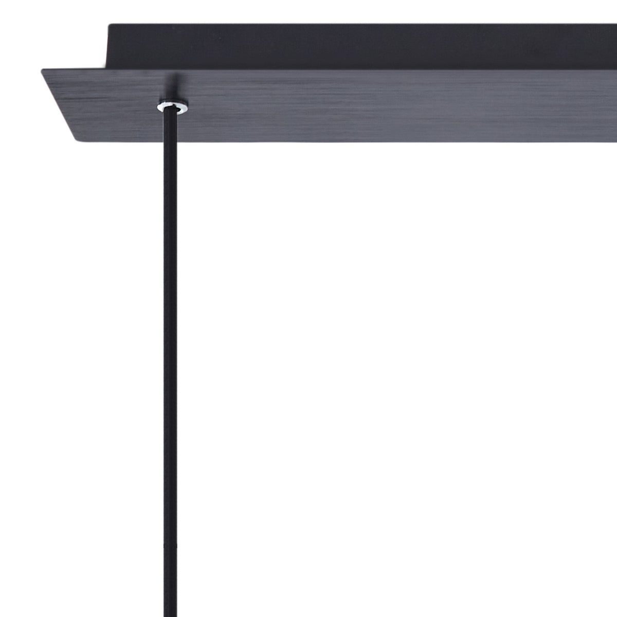 Lucande Hängeleuchte Pendelleuchte Eirian Glas 3-flammig schwarz 90 cm Lampe - 4251911775778