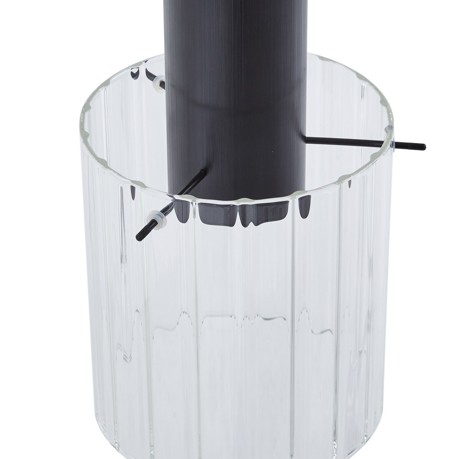 Lucande Hängeleuchte Pendelleuchte Eirian Glas 3 Flammig Schwarz 90 Cm Lampe B-Ware - 4251911775778