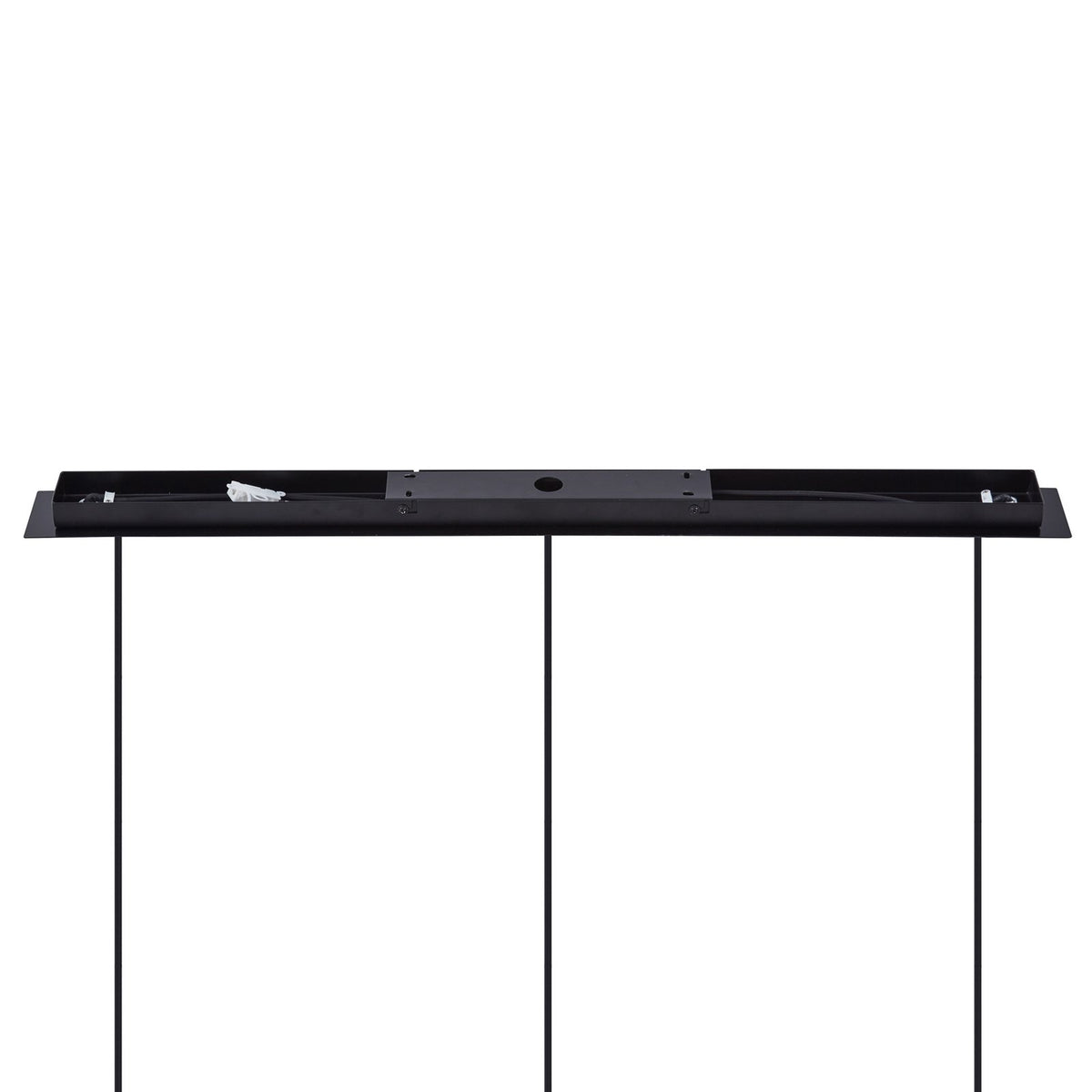 Lucande Hängeleuchte Pendelleuchte Eirian Glas 3-flammig schwarz 90 cm Lampe - 4251911775778