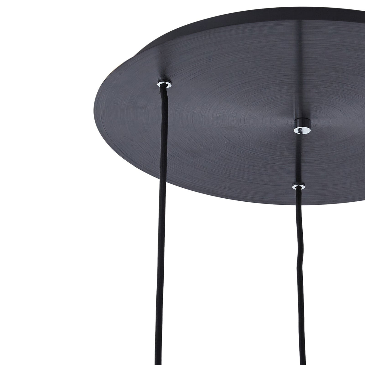 Lucande Hängeleuchte Pendelleuchte Eirian schwarz Glas 3-flammig Ø 40 cm140 - 4251911775785