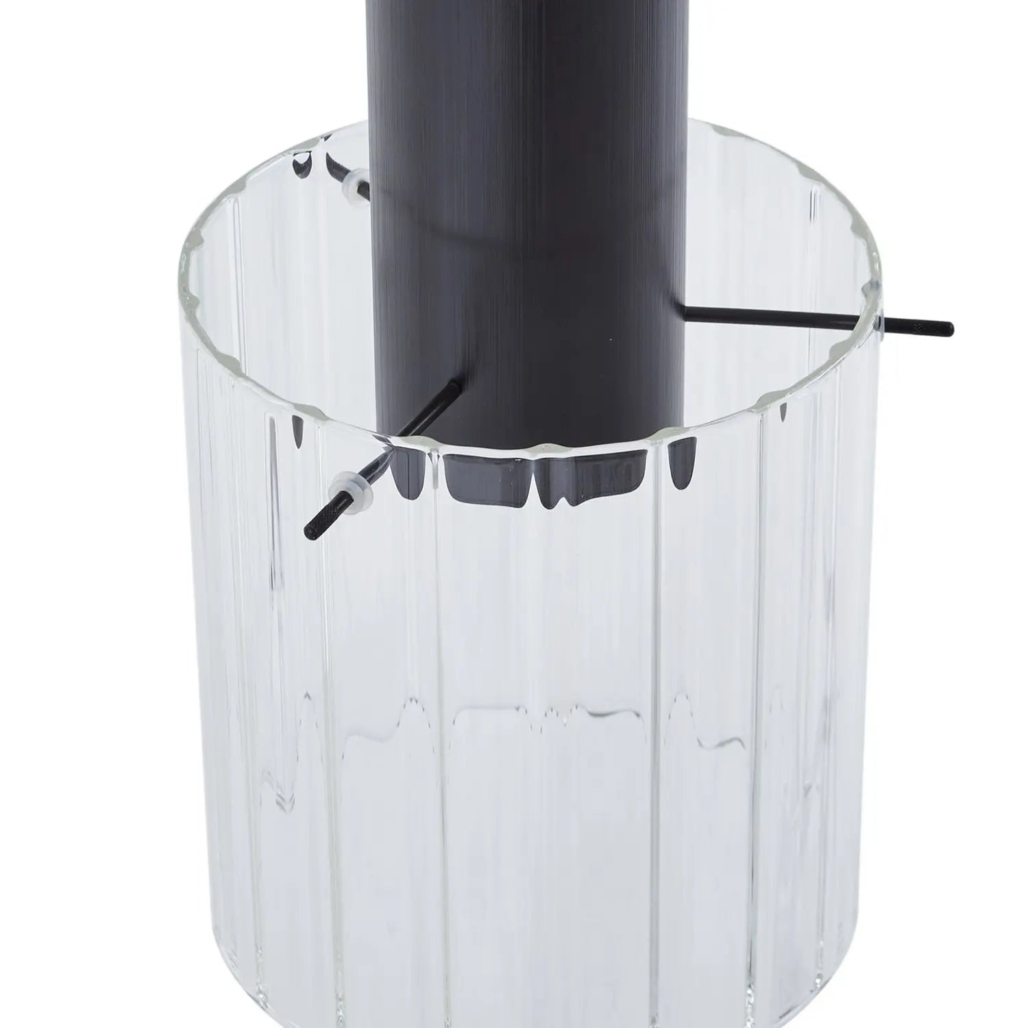 B-Ware Lucande Hängeleuchte Pendelleuchte Eirian Schwarz Glas 3 Flammig ø 40 Cm140 - 4251911775785
