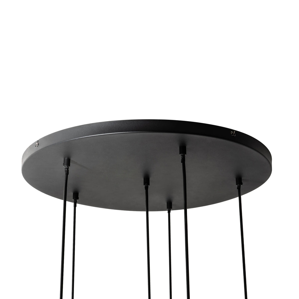 Lucande Hängeleuchte Pendelleuchte Elani Glas schwarz gold E14 LED 6-flammig - 4255830906374