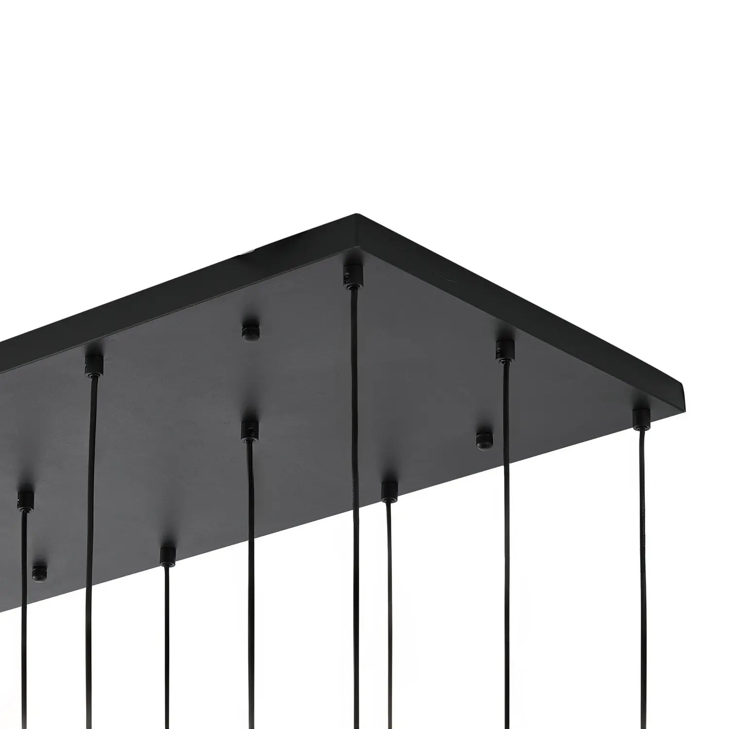 B-Ware Lucande Hängeleuchte Pendelleuchte Lumavia Glas Schwarz Klar 12 Flg G9344