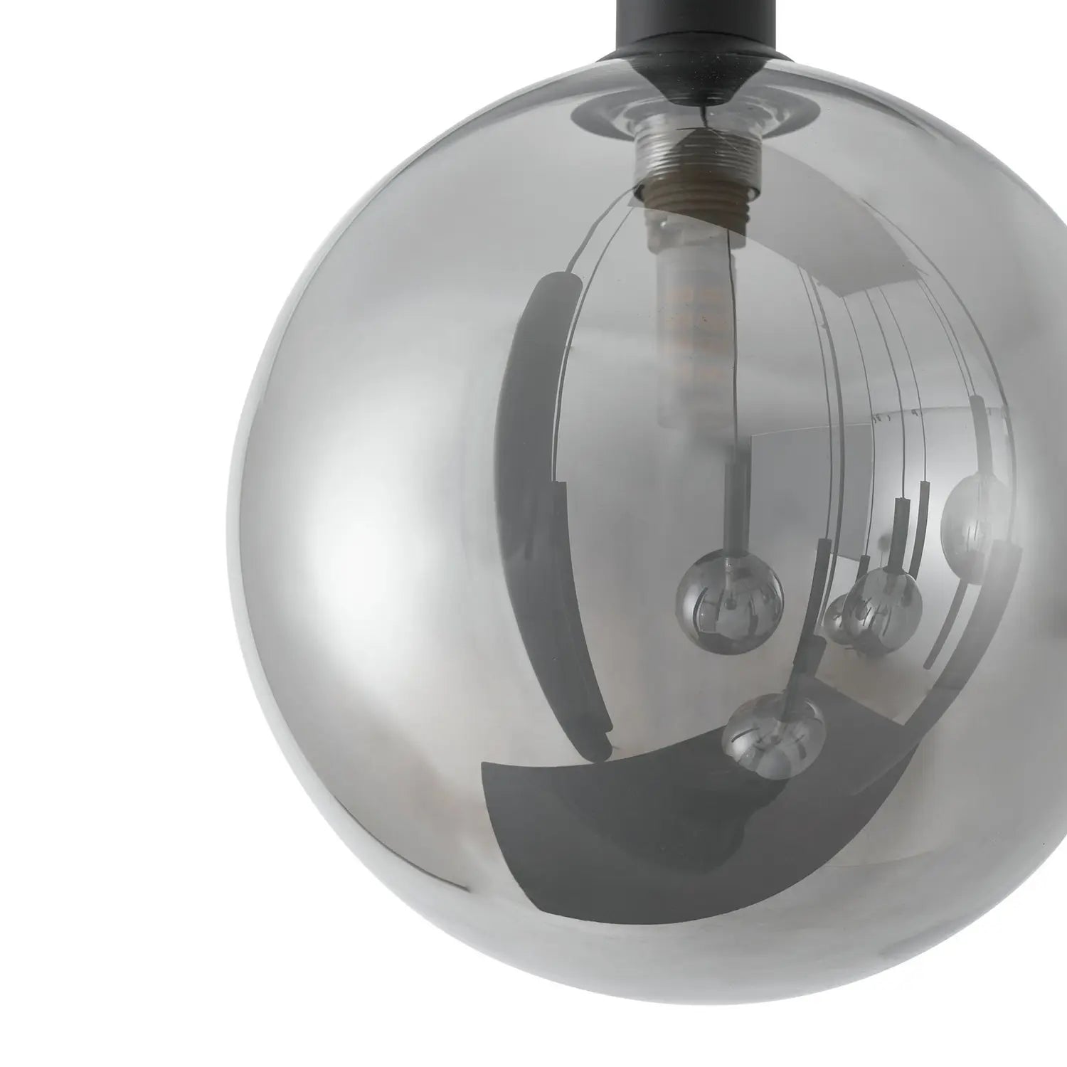 B-Ware Lucande Hängeleuchte Pendelleuchte Lumavia Glas Schwarz 12 Flg G9 Siehe Text - 4255830904134