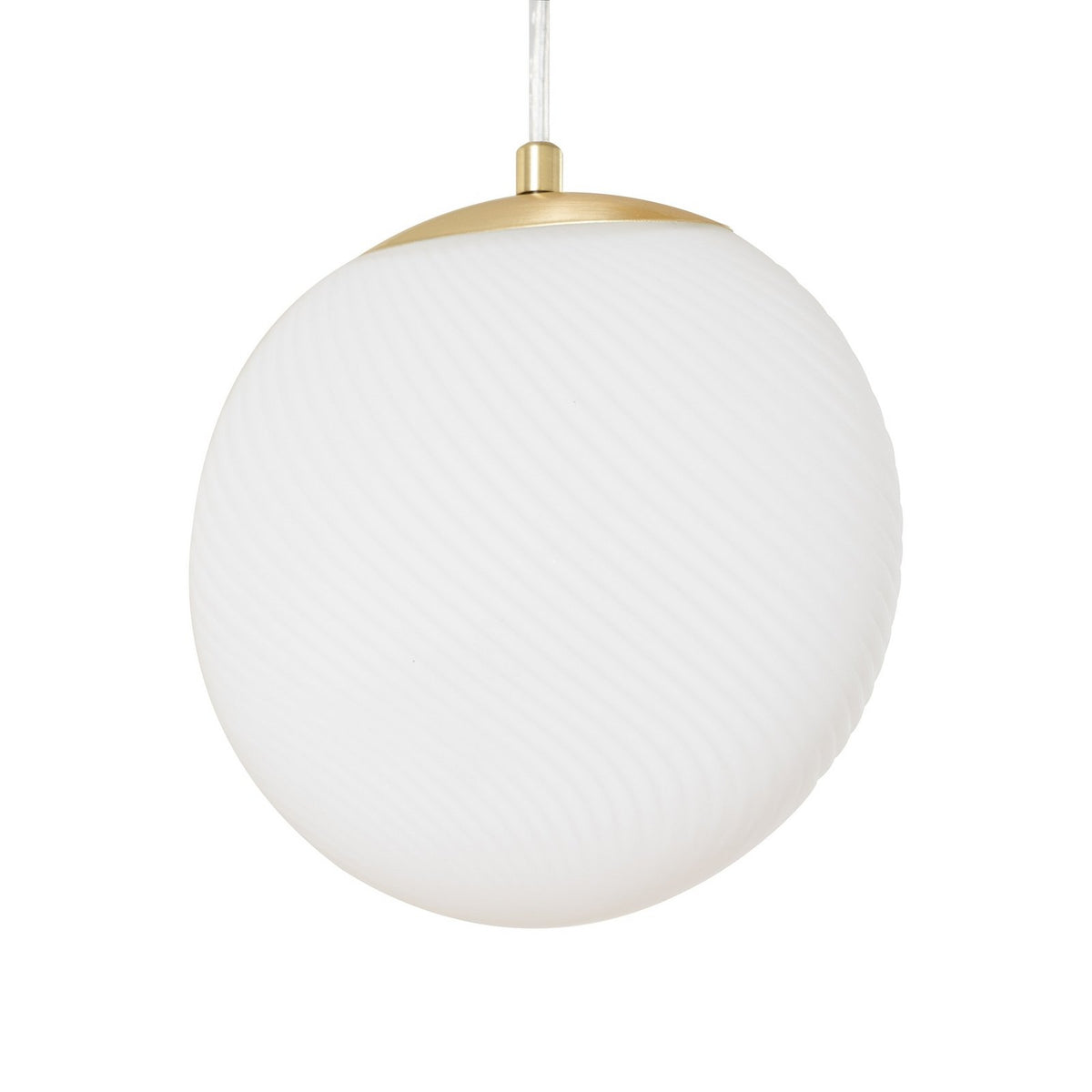 Lucande Hängeleuchte Pendelleuchte Lunelle messing Glas 4-flammig Ø 40 cm G9 - 4255830900624