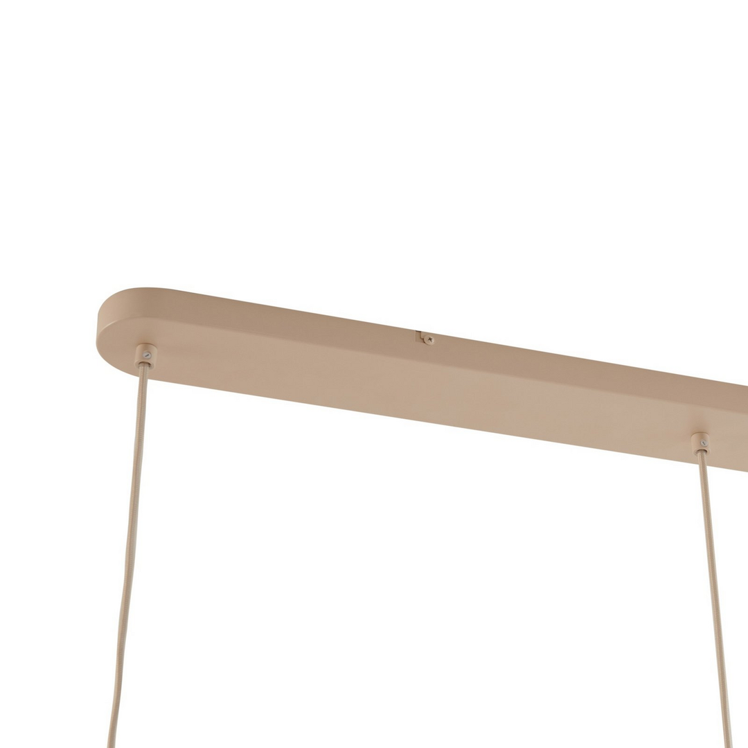Lucande Hängeleuchte Pendelleuchte Lampe Malisa Beige Metall 3 Flammig 90 Cm B-Ware
